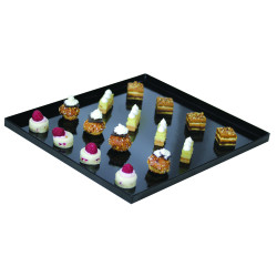 Achat Plateau Traiteur Carré Noir Elégant