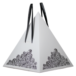 Achat Pyramide des saveurs en carton blanc à emporter