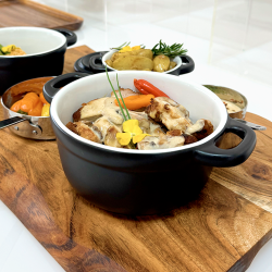 Cassolette Porcelaine Noire