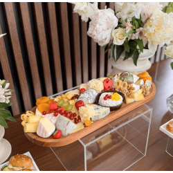 Achat Plateau bois acacia oval