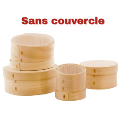 Boîte camembert artisanale avec caissette – Sans couvercle