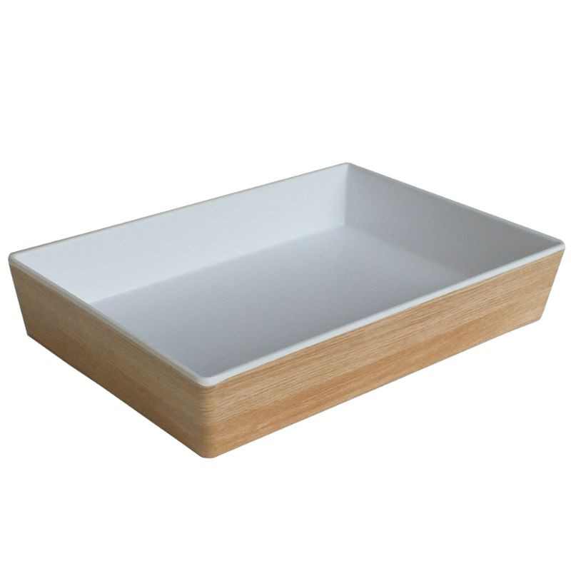 Achat Boite mélamine motif bois