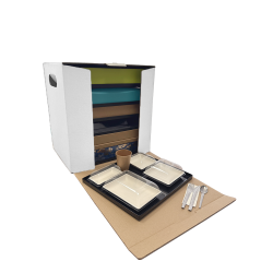 Caisse blanche double...