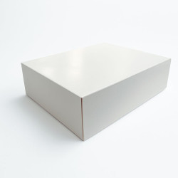 Achat Boîte pâtissière en carton blanc