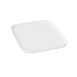 Achat Assiette carré porcelaine blanche