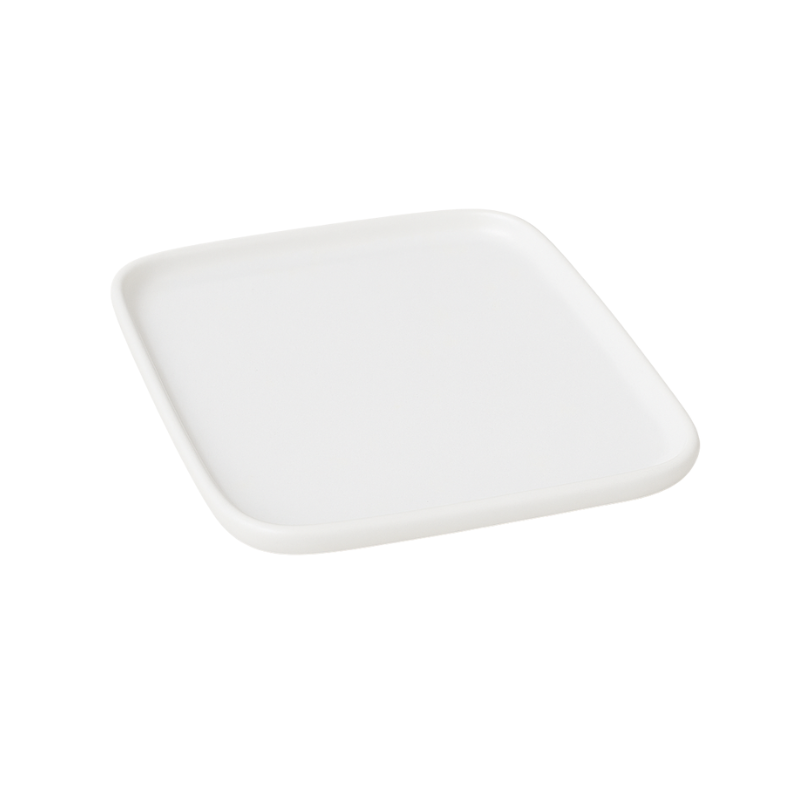 Achat Assiette carré porcelaine blanche