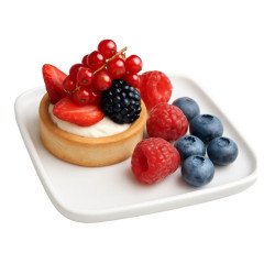 Achat Assiette carré porcelaine blanche