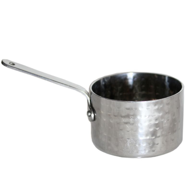 Achat Casserole inox martelé poignée long