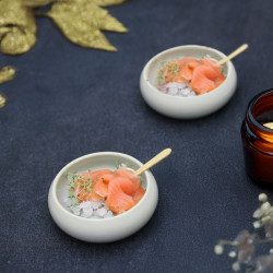 Achat Cassolette en porcelaine ronde – Traiteur et restauration