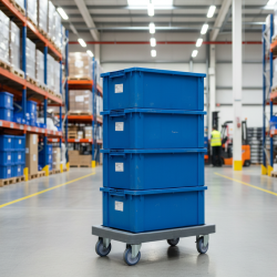 Achat Chariot de transport pour conteneur iso 53x 76x h23cm