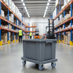 Achat Chariot de transport pour conteneur iso 53x 76x h23cm