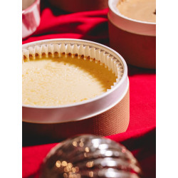 Boîte Lux ronde en carton kraft – Emballage traiteur écologique