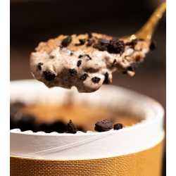 Boîte Lux ronde en carton kraft – Emballage traiteur écologique