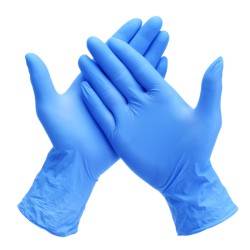 Gants Usage Unique Bleu Nitrile Taille M