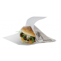 Pochette papier pour hamburger