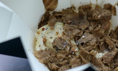 Ravioli ricotta gorgonzola et bacon