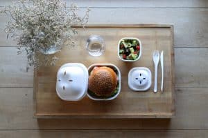 EKO BURGER SET COOKPLAY DISPOSABLE BIODEGRADABLE 2