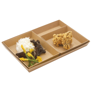 plateau rectangulaire carton kraft