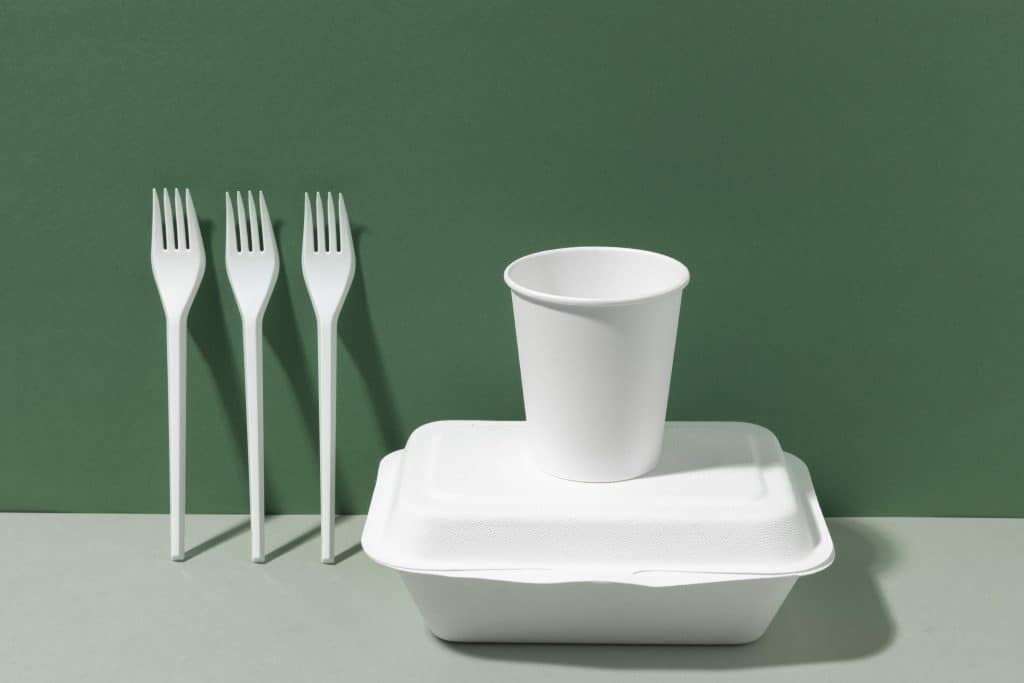 fast food containers forks