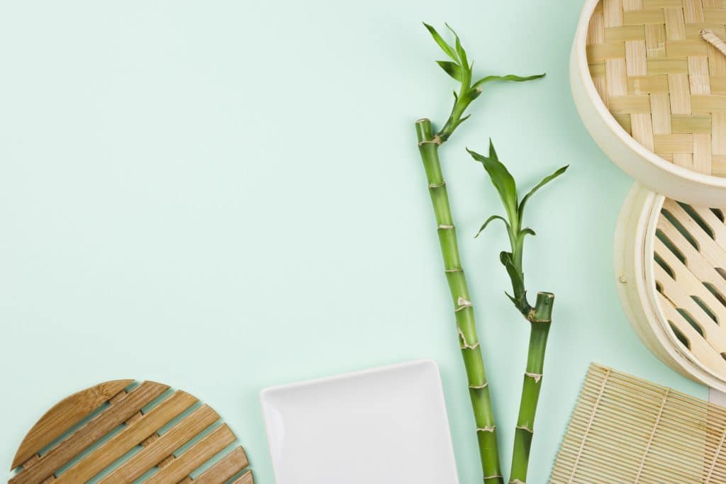 top view asian tableware 2