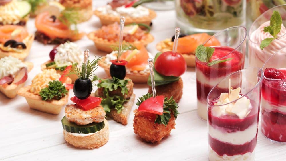 assortiment differentes collations